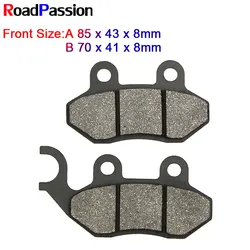 Motorcycle Parts Front Brake Pads Disks For SYM Jungle 50 XPro Jet 100 Allo 125 City Com Crox Fiddle Attila HD Evo Megalo 200 S