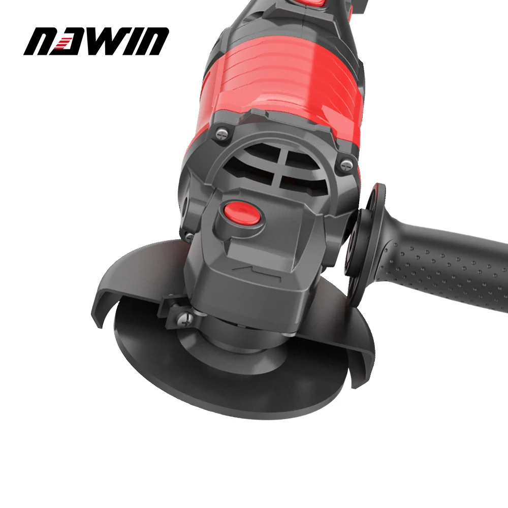 NAWIN Cordless Angle Grinder 20V Lithium-Ion Battery Machine Cutting Electric Angle Grinder Power Tool 125mm