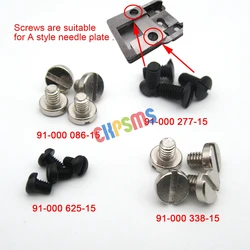 4SET SCREWS Compatible with PFAFF 335 335G NEEDLE PLATE& BASE&FEED DOG&POSITION FINGER