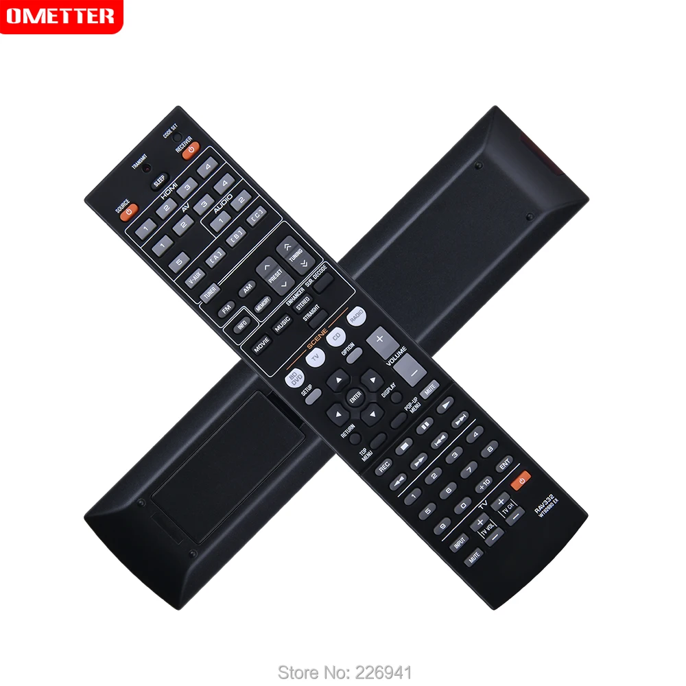 รีโมทคอนโทรลเหมาะสำหรับ Yamaha RX-V667 RX-V2065 RAV332 RX-V767BL RX-V665BL AV A V