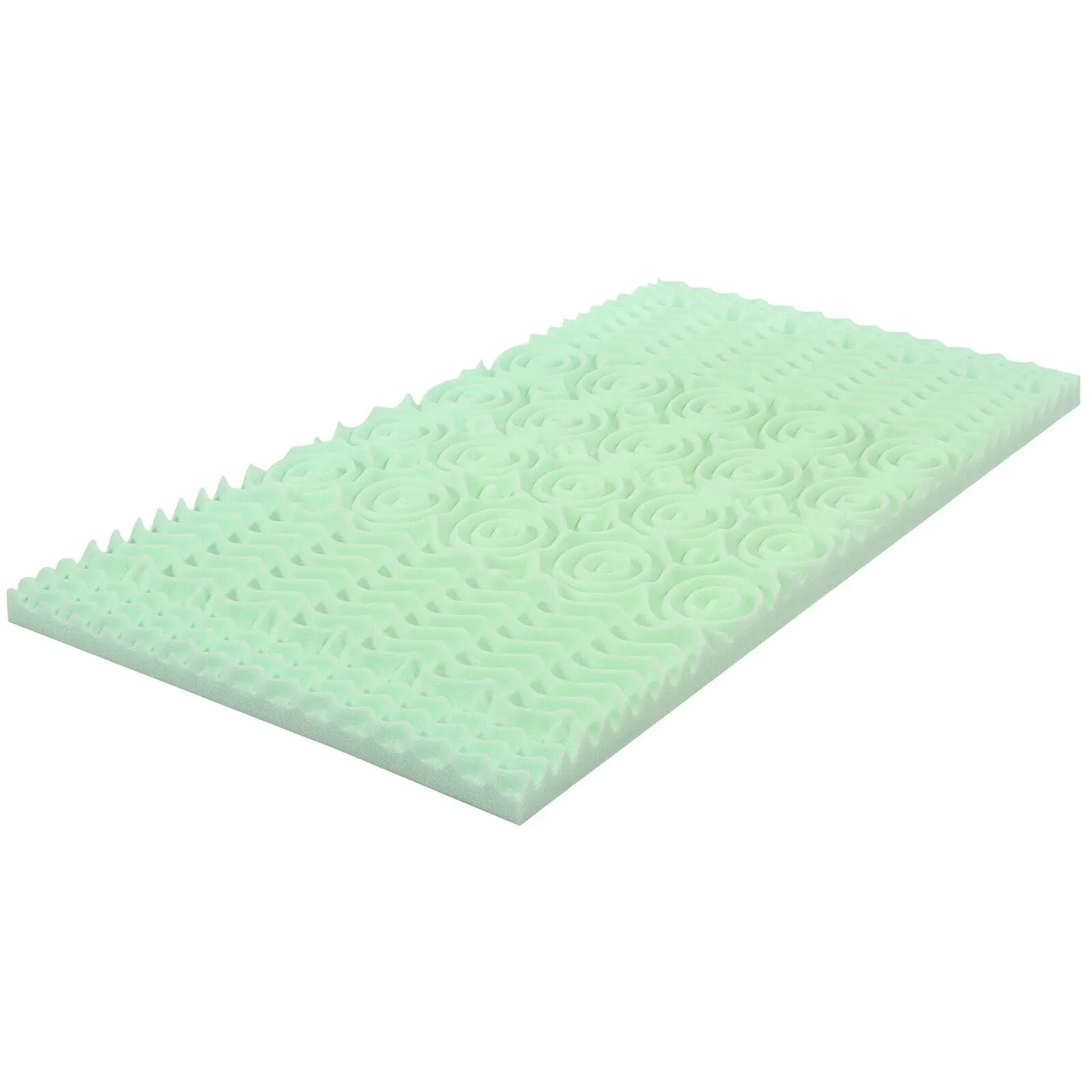 Costway 3 Inch Mattress Topper Cooling Air Foam 5-Zone Pad Queen HU10003-Q