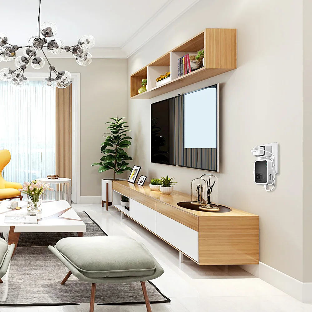 Soporte de montaje en pared para Módulo de sincronización parpadeante con Cable adaptador Original, soporte de ahorro de espacio (solo para versión UE/EE. UU.)