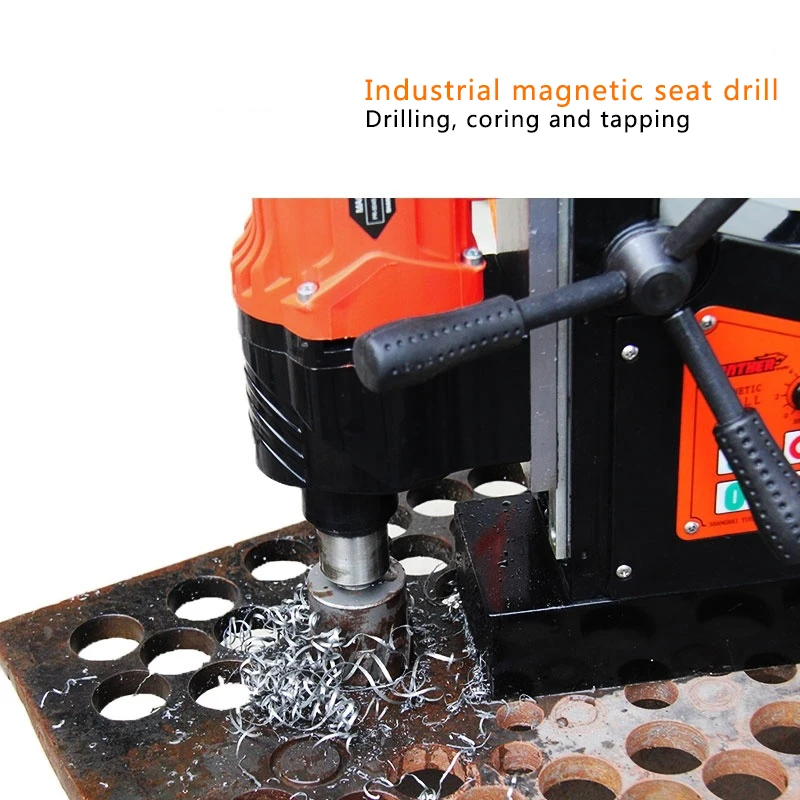 Magnet drill 800W industrial magnetic electric rotary magnetic base drill speed adjustable forward and reverse tapping machine