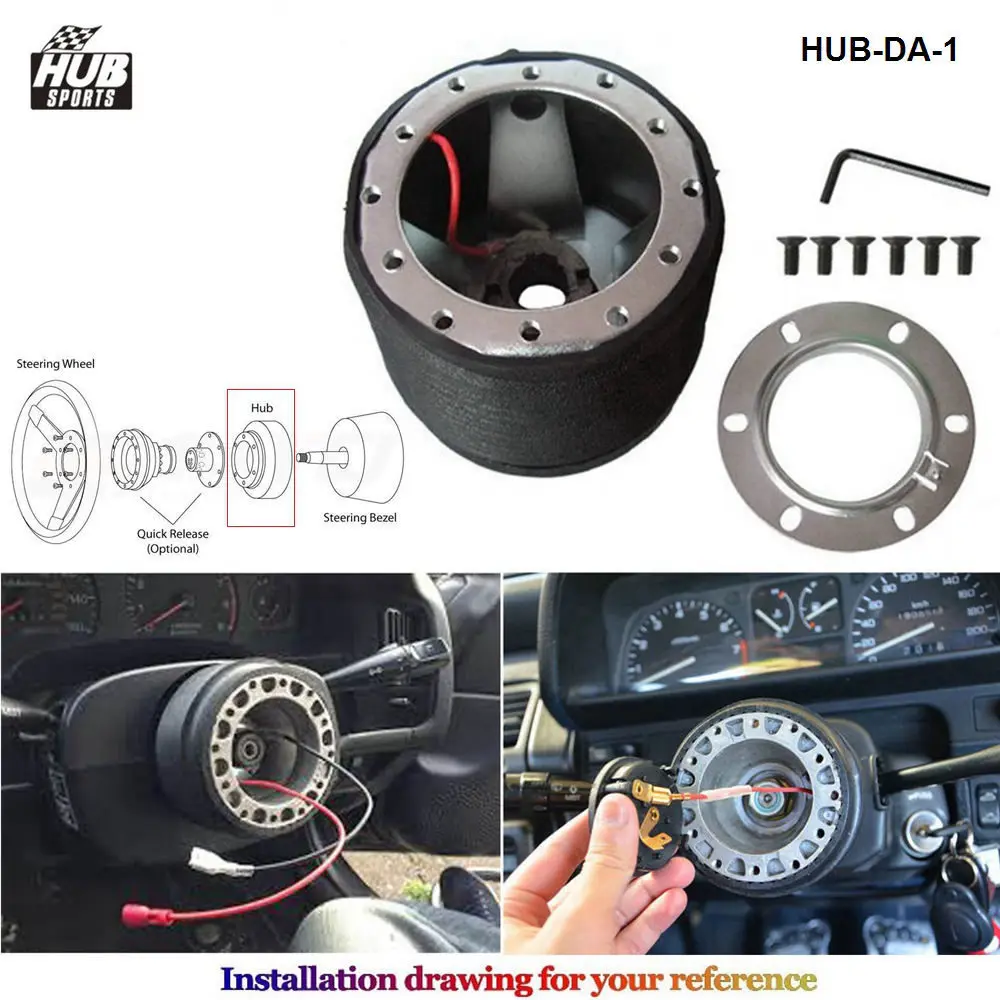 Aluminum Steering Wheel Hub Adapter  Snap Off Boss Kit DA-1 FOR DAEWOO HUB-DA-1