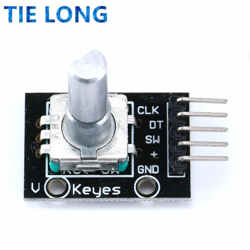 Tielong 360 Graden Rotary Encoder Module Voor Arduino Brick Sensor Schakelaar Development Board KY-040 Met Pins