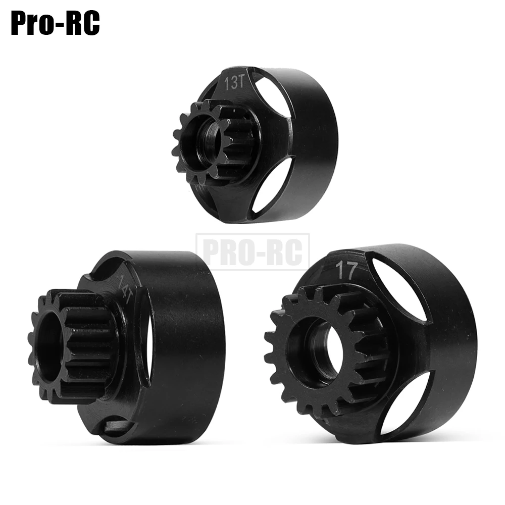 

1Pcs 13T 14T 17T Harden Steel Heavy-Duty Clutch Bell Metal #77106 #77107 #77108 B021 For RC Car 1/8 HPI Racing SAVAGE 4.6 5.9