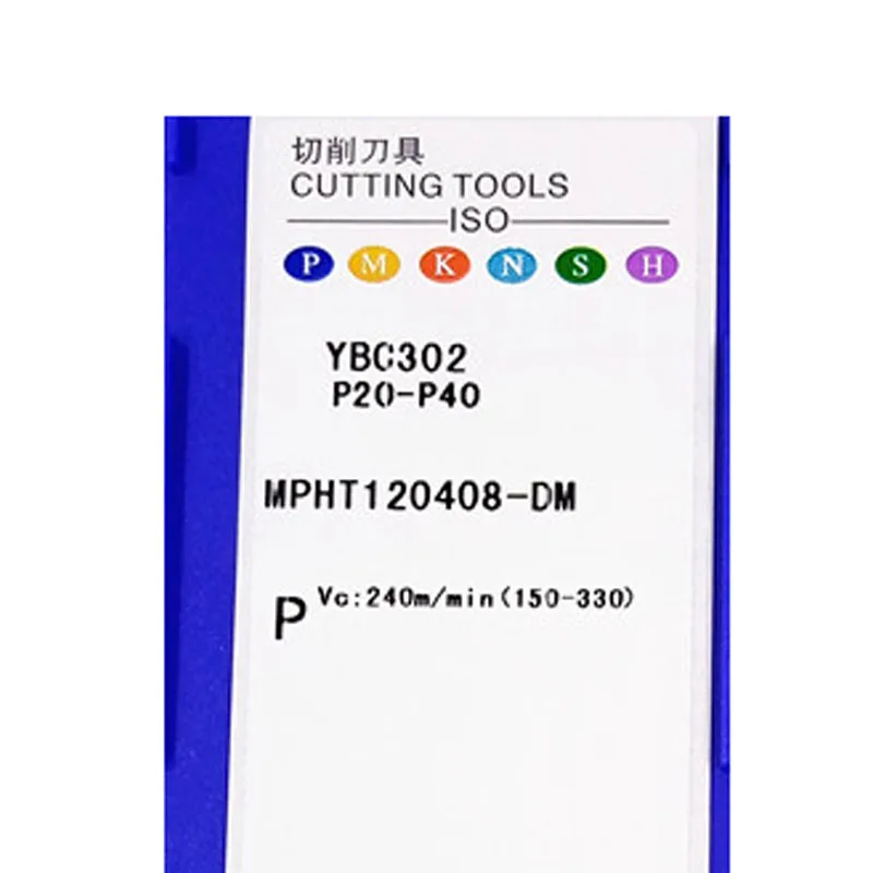 MPHT 060304 120408 MPHT060304 MPHT120408 -DM YBC302 تجهيز الصلب إدراج الأصلي عالية الجودة باستخدام الحاسب الآلي ثلاثة الجانب طحن شفرة
