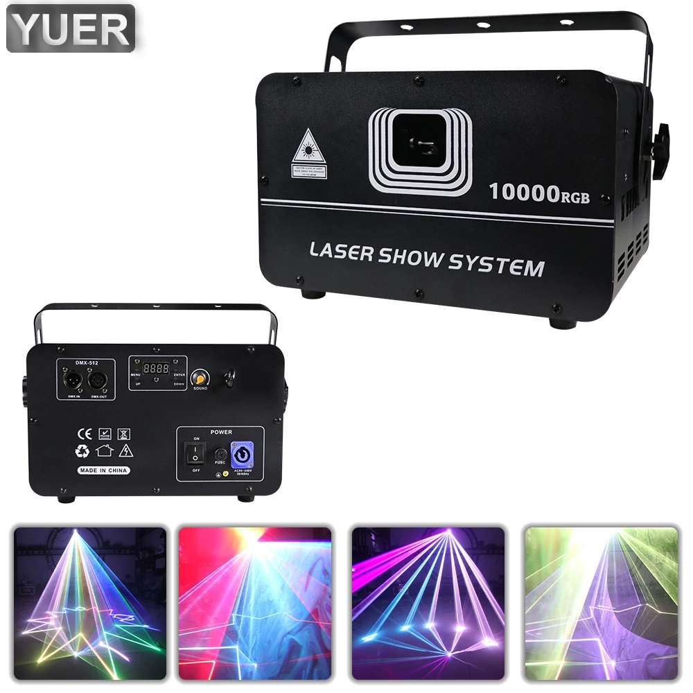 cheia rgb padrao efeito de digitalizacao luz laser dmx512 34ch musica controle laser projetor dj discoteca palco festa barra novo 10w cor 01