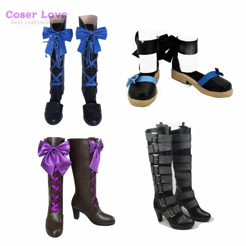 

Black Butler Ciel Phantomhive Elizabeth Midford Alois Trancy Under Taker Halloween Christmas Cosplay Shoes Boots