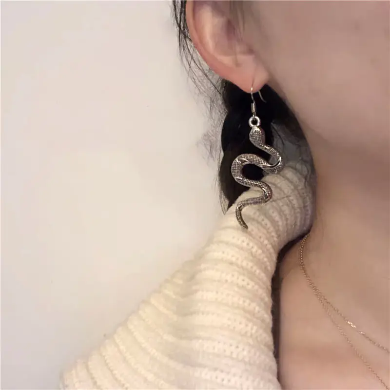 hzew 50pcs Snake charm For Women New Animal Snake Dangle Pendant  Minimalist Style Trendy Female Birthday Jewelry Bijoux Gift