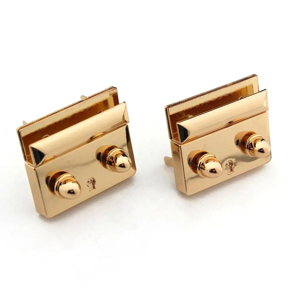 1pcs Metal Push Lock Fashion Cute Switch Lock For DIY Handbag Bag Purse Luggage Hardware Closure Bag Parts Accessories