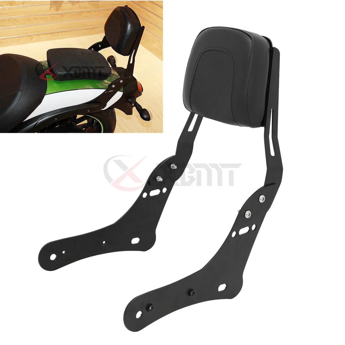 Motorcycle Backrest Sissy Bar Luggage Rack For Kawasaki Vulcan 650 S VN650 2015 2016 2017 2018 2019 2020 2021 2022 2023