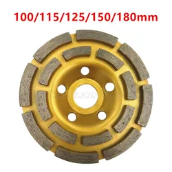 100/115/125/150/180mm segmento de diamante roda moagem copo disco moedor concreto granito pedra corte transporte da gota