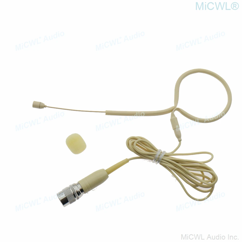 

MiCWL SE02 Single ear Hook Headset Microphone for Audio-Technica Wireless BodyPack System Hirose 4Pin Omni-Directional Microfone