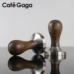 49mm/51mm/53mm/57mm/57.5mm/58mm/58.35mm/58.5mm Coffee Tamper Flat Base Powder Hammer Stainless Steel Barista Espresso Accessory