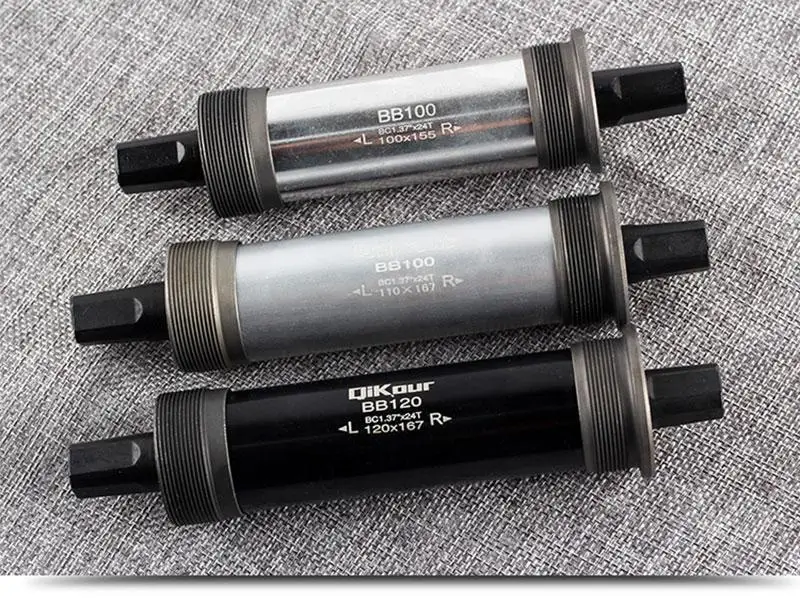 Snow Bicycle Bottom Bracket ISO Square 152/155/175 BSA 68 for E-Bike Beach Bike High Quality