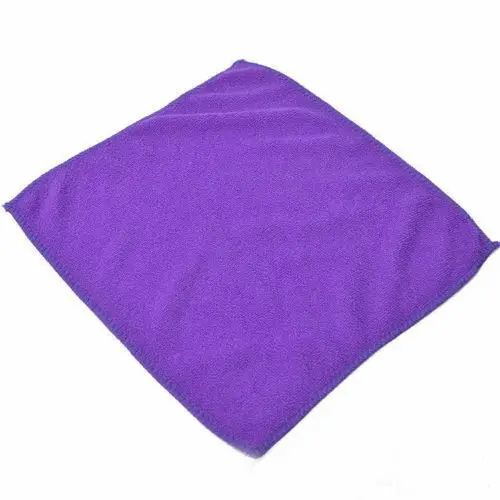 10 pz/borsa 1 sacchetto di colore misto microfibra auto pulizia asciugamano cucina lavaggio panno di lucidatura 25x25 Cm