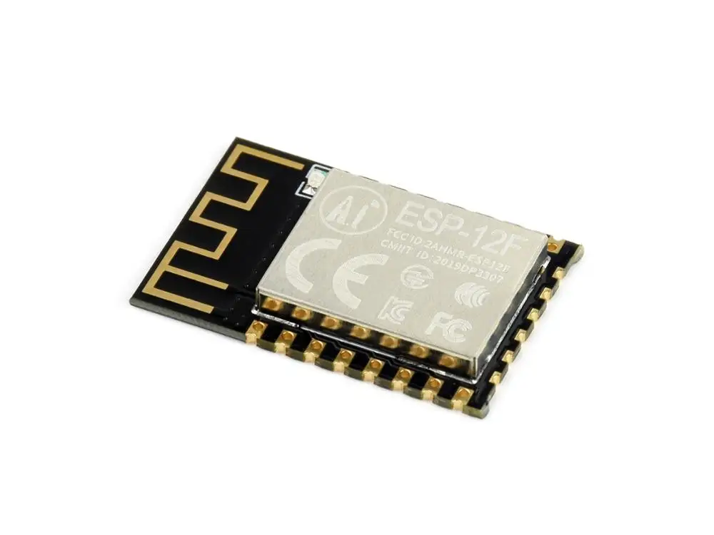 

Original Ai-Thinker ESP-12F, WiFi Module Based on ESP8266, Built-in 32Mbit Flash, SMD22 Package