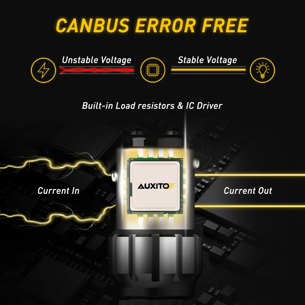 AUXITO 2шт P21W BA15S светодиодный Canbus 1156 BAY15D 1157 P21/5W светодиодный фонарь T15 R5W Автомобильные фары 6500K белые тормозные огни обратная лампа DRL