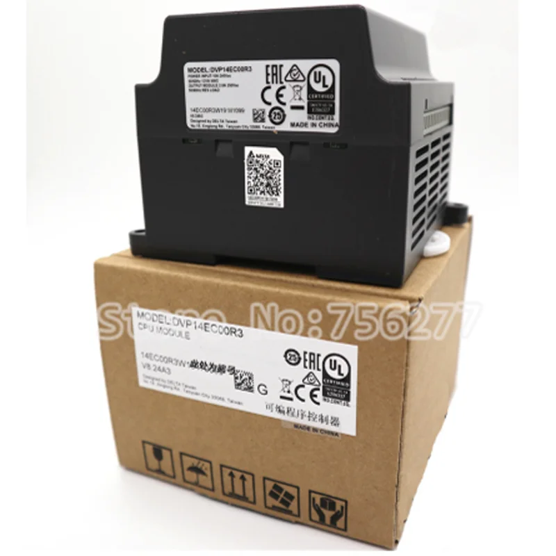 

PLC controller EC3 series DVP14EC00R3 DVP14EC00T3 100-240VAC 14-point host 8DI 6DO Relay output New in box