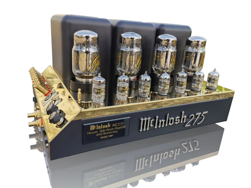 NEWest  upgrade 1:1 clone MC275 Mcintosh classic HIFI tube post power amplifier 75W*2 Tube: KT88EH*4, 12AX7*3, 12AT7*4