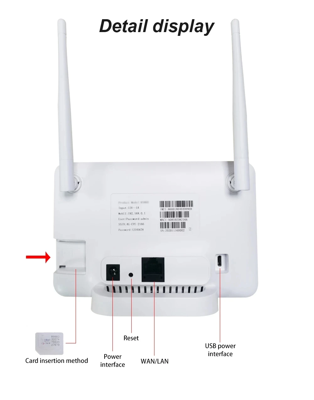 4G Cpe Wifi Router CP106 4G Lte Cat4 150Mbps Wireless With Rj45 Wan Lan 4G Router Pk B593 B315  b525