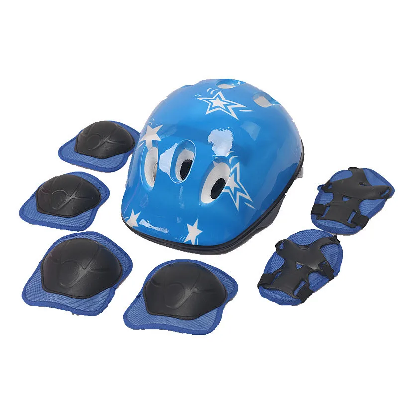 Kids Bicycle Helmet Child Sports Safety Cycling Protection Knee Elbow Pad Sets Balance Bike Roller Skating Helmet Guard Capacete