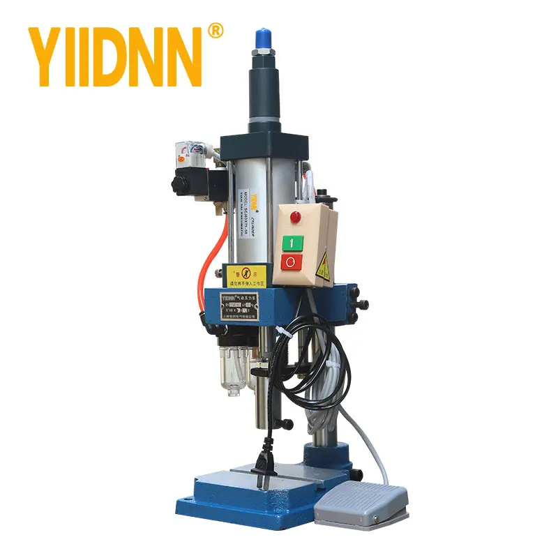 CE Certification Pneumatic hole punching machine 200kg YDQD-63 type bench press small gas speed high precision riveting machine