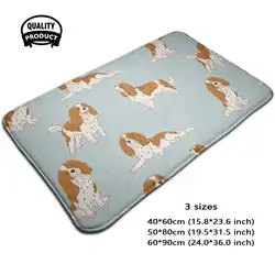 Blenheim Cavalier King Charles Spaniel Dog Soft Cushion Home Carpet Door Mat Car Rug Cavalier King Charles Spaniel Blenheim