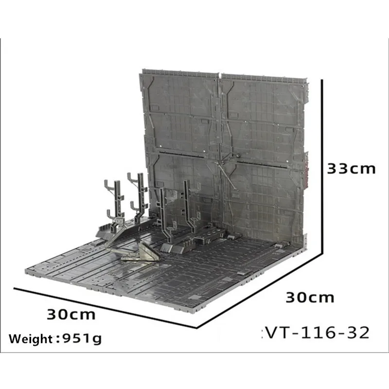 

Universal HANGAR garage frontline base scene VT-116-32 for rg 1/144 model free combination DM017