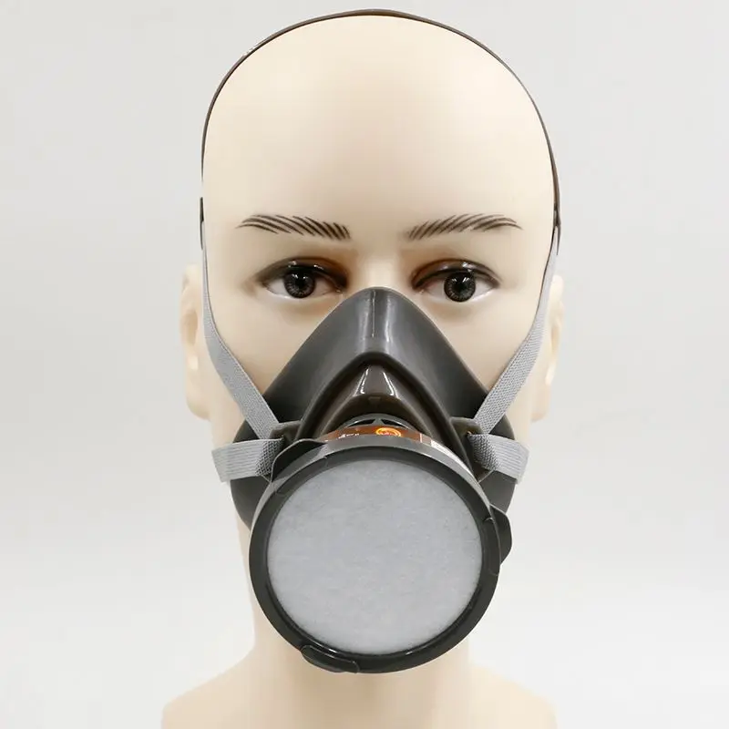 A-7-mascarilla de gas con filtro de carbón, máscara de alta calidad para pintura, pesticidas, pulverización, seguridad industrial, 3200