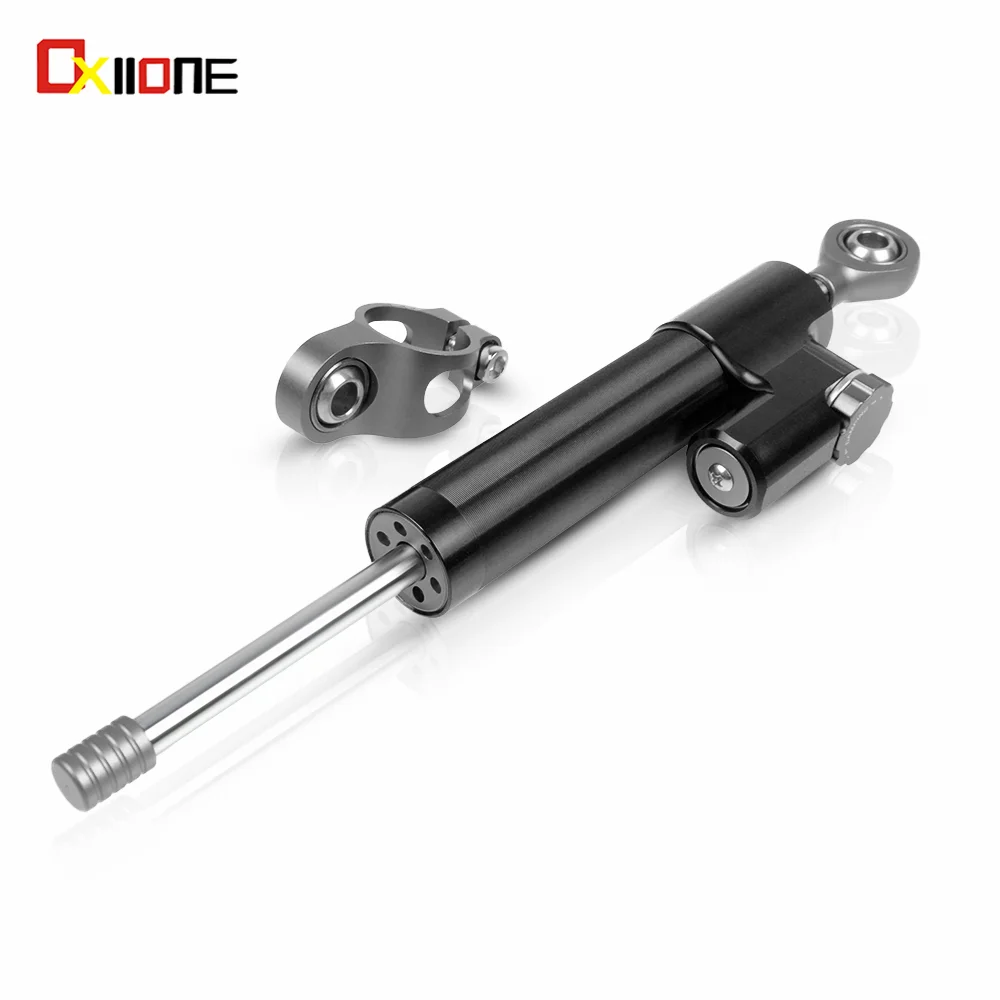 Universal Motorcycle Adjustable Stabilizer Steering Damper Safety For Aprilia Tuono V4 R MANA 850 GT ABS Caponord 1200 SHIVER750