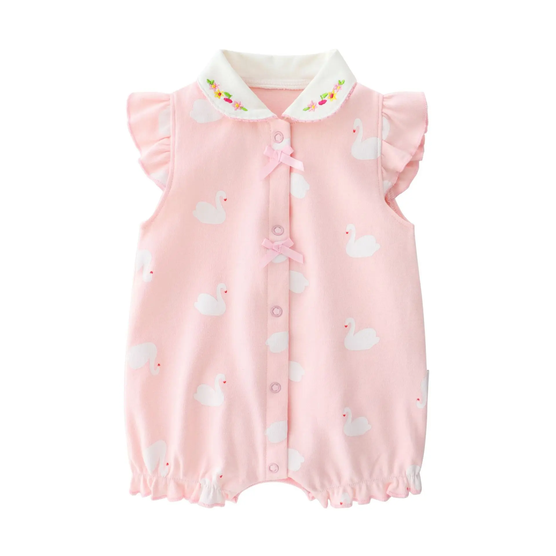 New summer girls romper baby clothes little girls clothing toddler girls flowers dress style  baby rompers new born baby clothes