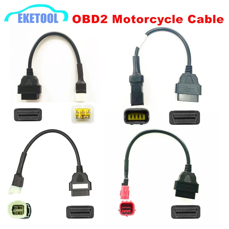 Universal OBD2 Motorcycle Cable For Honda 4Pin 6Pin For YAMAHA 3Pin 4Pin For Kawasaki/BENELLI/Suzuki/Ducati/KYMCO/K-CAN Jumper