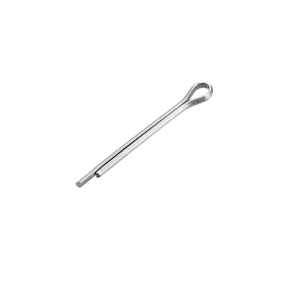 uxcell 60Pcs Split Cotter Pin - 1mm x 10mm 304 Stainless Steel 2-Prongs Silver Tone  for Home DIY Application
