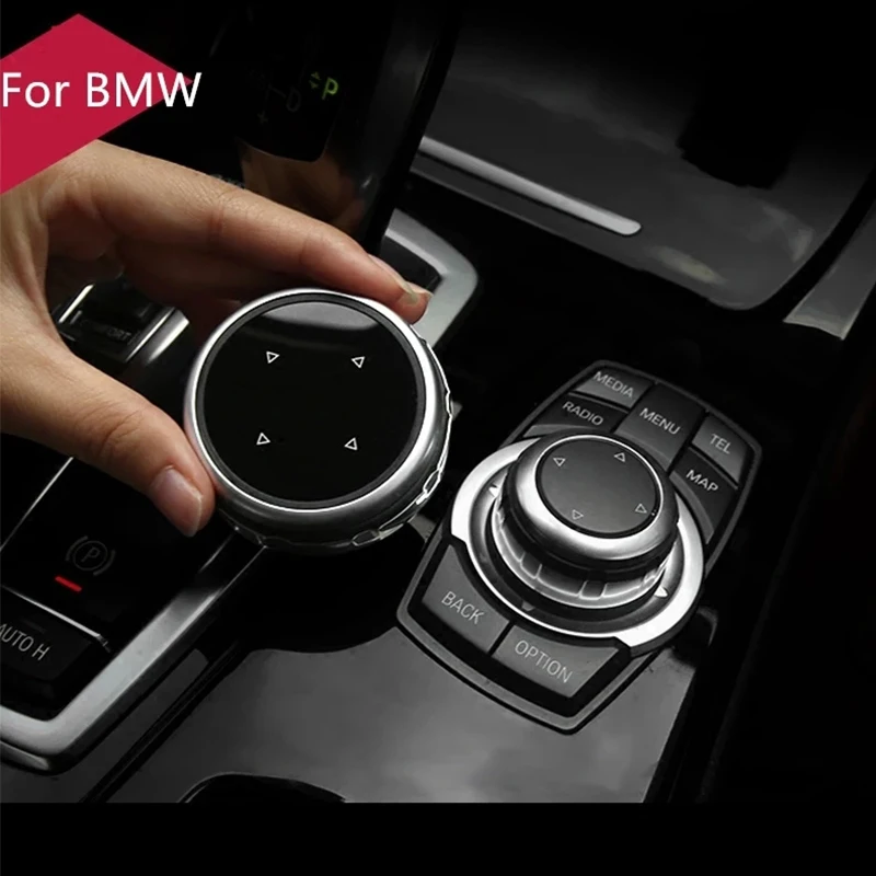 Car Multimedia Buttons Cover iDrive Stickers for BMW E60 E61 E90 E91 E92 E93 F34 Z4 E89 F31 F30 F10 X5 E70 F15 F25 F01 F02 F11 M