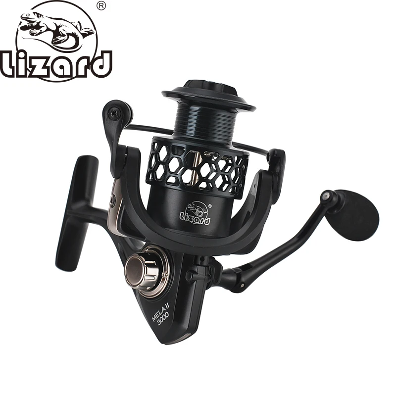 Lizard Spinning Reel 8kg Max Drag 1000-6000 Series 5.2:1 Gear Ratio for Bass Fishing sea rod fishing reel