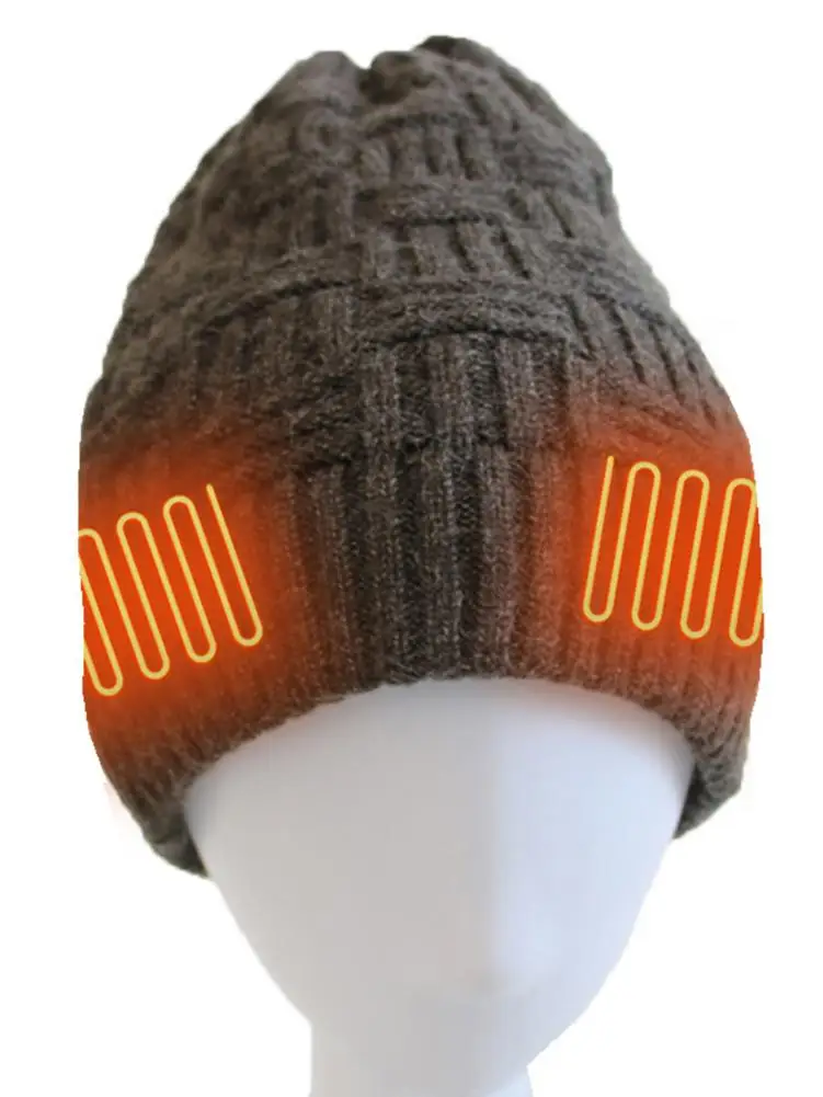 

Electric Heated Cap High Quality 3 Levels Adjustable Temperature USB Charging Breathable Washable Warm Comfortable Heating Hat