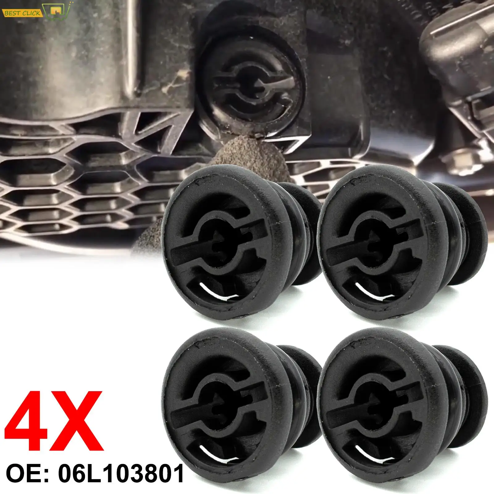 4Pcs Engine Oil Sump Drain Plug Pan For Audi A1 A3 Quattro A4 Allroad A5 Sportback A6 Q3 Q5 Q7 S3 TT 06L10380 Car Accessories