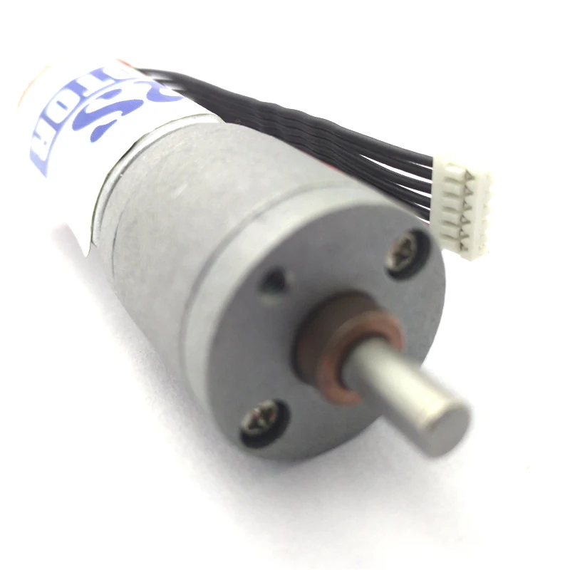 JGA20-180 DC Encoder Motor Electric 12V Metal Gear Motor Signal Feedback Reverse Reduction Speed DIY Engine