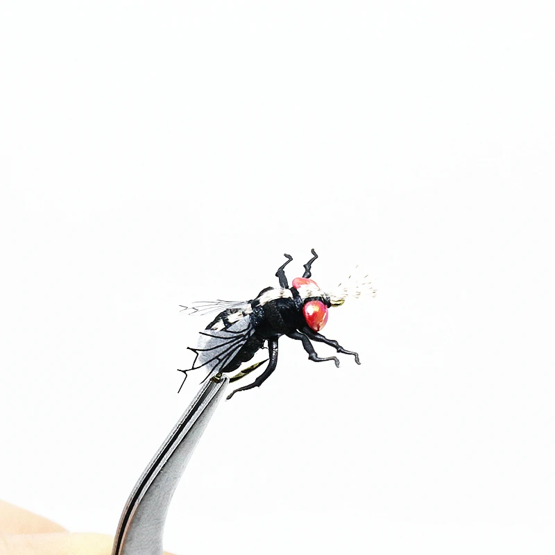 Royal Sissi new 20pcs pack realistic housefly legs fly tying artificial terrestrial insect soft rubber legs fly tying materials