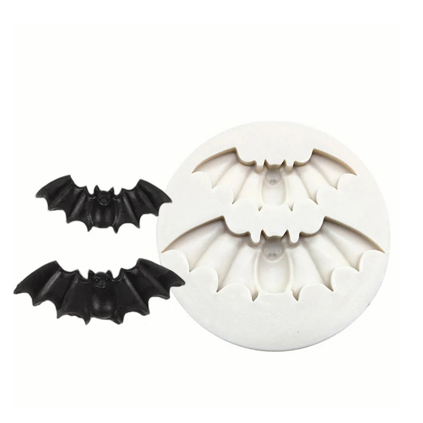 Halloween Bat Spider Owl Silicone Sugarcraft Mold Chocolade Cupcake Bakken Fondant Taartdecoratie Gereedschappen