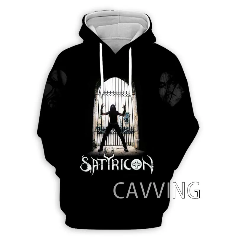 New Fashion Women/Men's  3D Print  SATYRICON BAND  Hoodies Hooded Sweatshirts Harajuku Hoodie Sweatshirts Tops Clothing