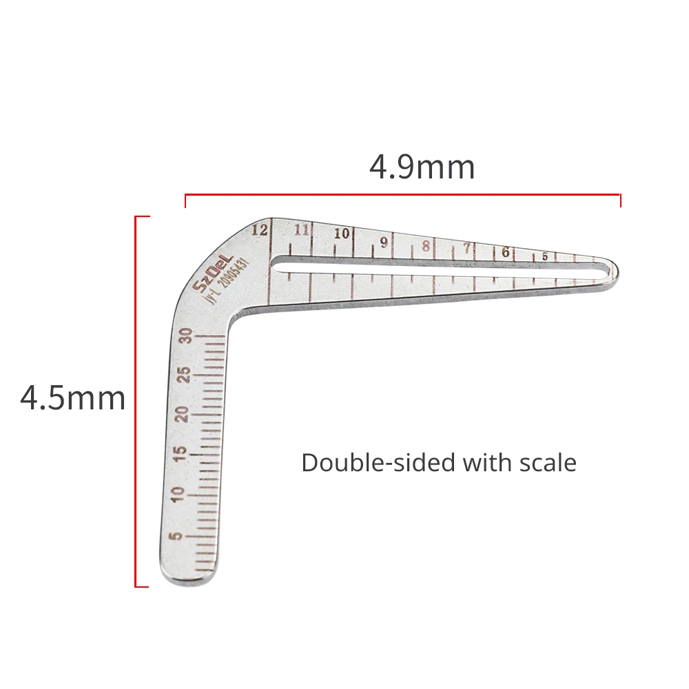 Dental Implant Guide Set Oral Planting Locator Positioning Guide Drilling Positioning Ruler Angle Ruler Implant Tools Dentist