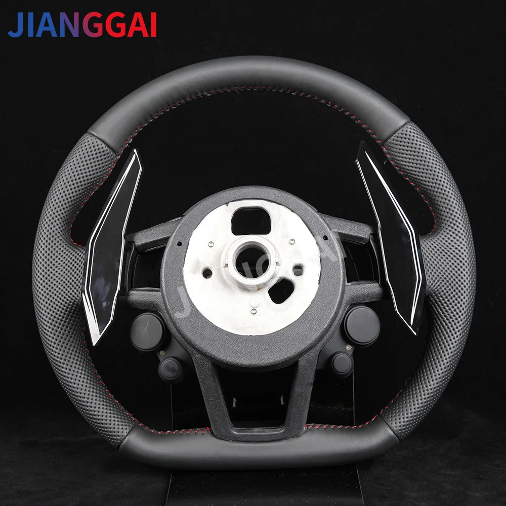 Car Steering Wheel Fit For All Audi R8 TTS TT 2010-2021 A3 A4 A5 A7 RS3 S4 Models Start Buttons Sport Wheel Custom Racing Wheel