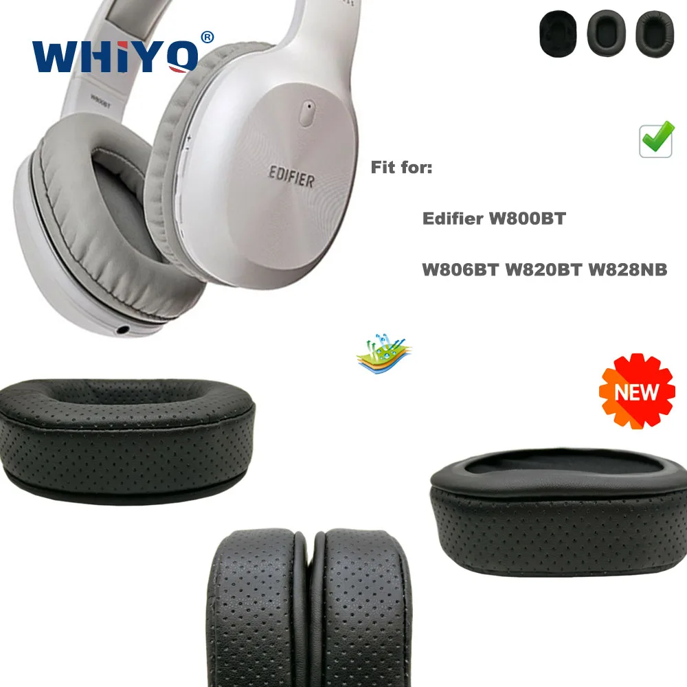 New Upgrade Replacement Ear Pads for Edifier W800BT W806BT W820BT W828NB Headset Parts Leather Cushion Velvet Earmuff Earphone