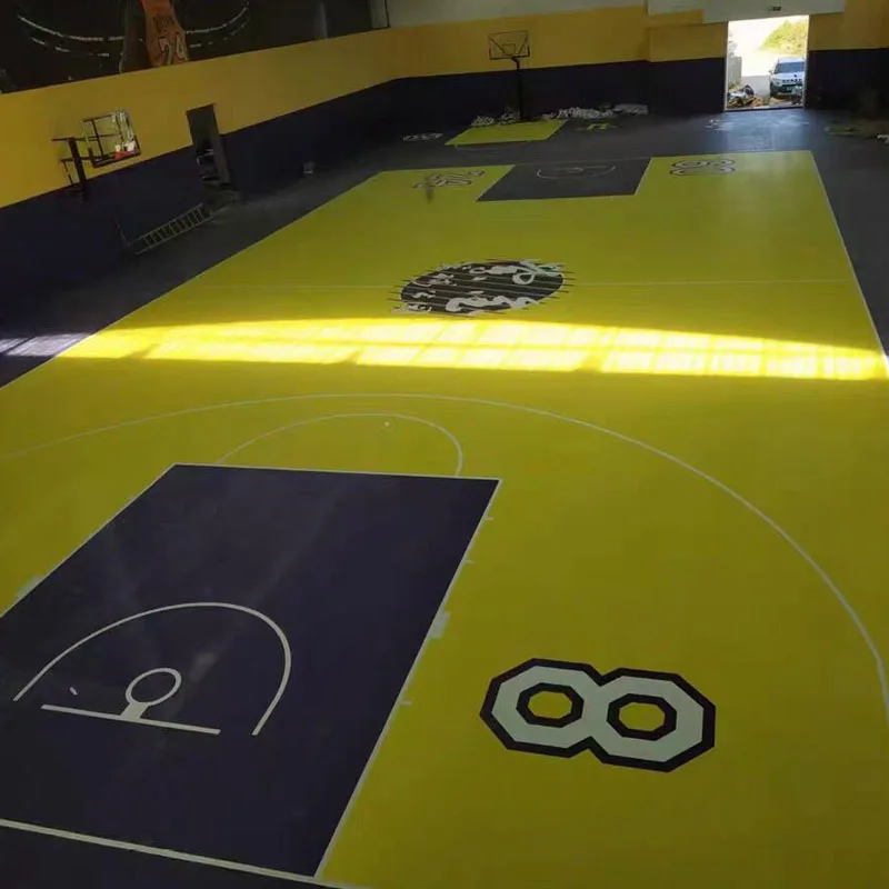 Beable FIBA Approved Indoor Vinyl Sport Flooring Basketball Court Mat