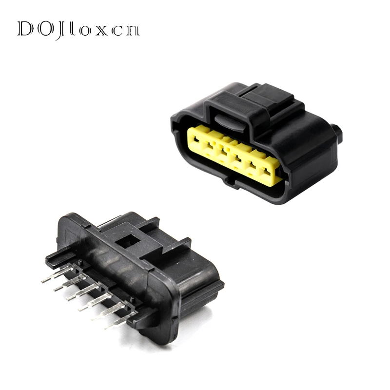 1 Set 6 Pin 184060-1 Car Accelerator Pedal Connector Pump Plug For Ford Focus KIA Hyundai Mitsubishi
