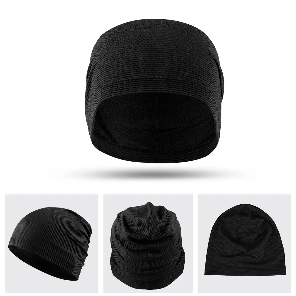 2PCS Schnell trocknende Lauf Caps Sommer Atmungs Kühlen Sport Hüte Outdoor Radfahren Wandern Baseball Skullies Stretchy Beanies Hut – Detail 20