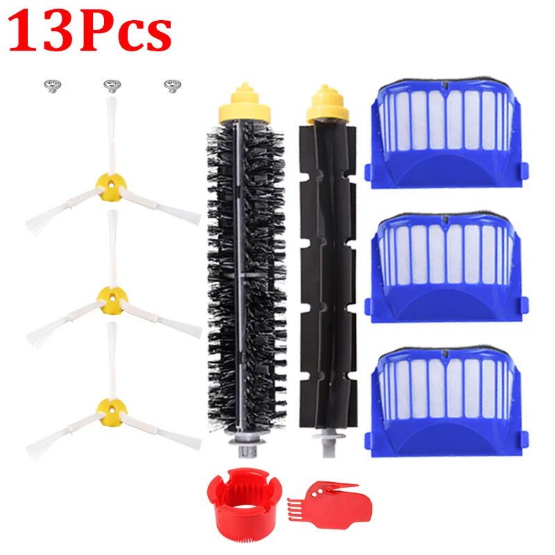 Roller Side Brush Filter Wheel for iRobot Roomba 600 Series 606 610 620 630 650 660 675 676 680 690 Vacuum Cleaner Accessories